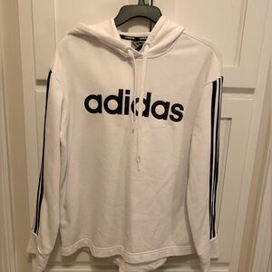 Adidas Sz Large White Women’s Hoodie